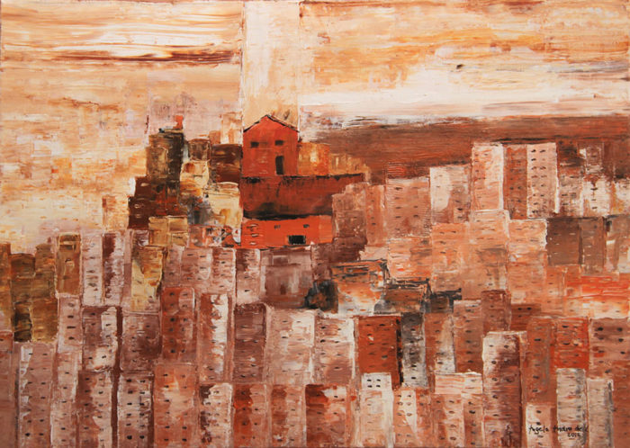 Terra de ocre - oeuvre de Angela C. Andrade AAAE5-SD