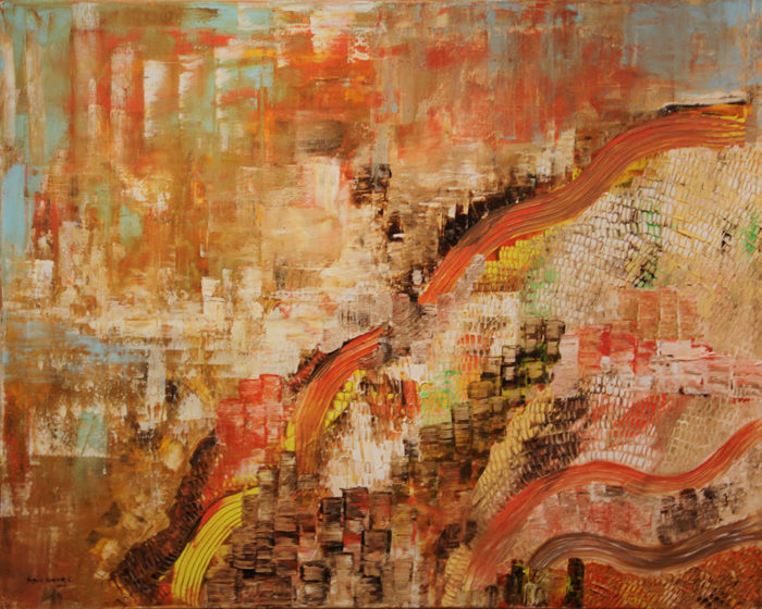 Entre deux monde - oeuvre de Angela C. Andrade AAAE9-SD