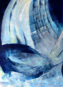 Voile d'aube - oeuvre de Claudie Muller CEMR4-SD