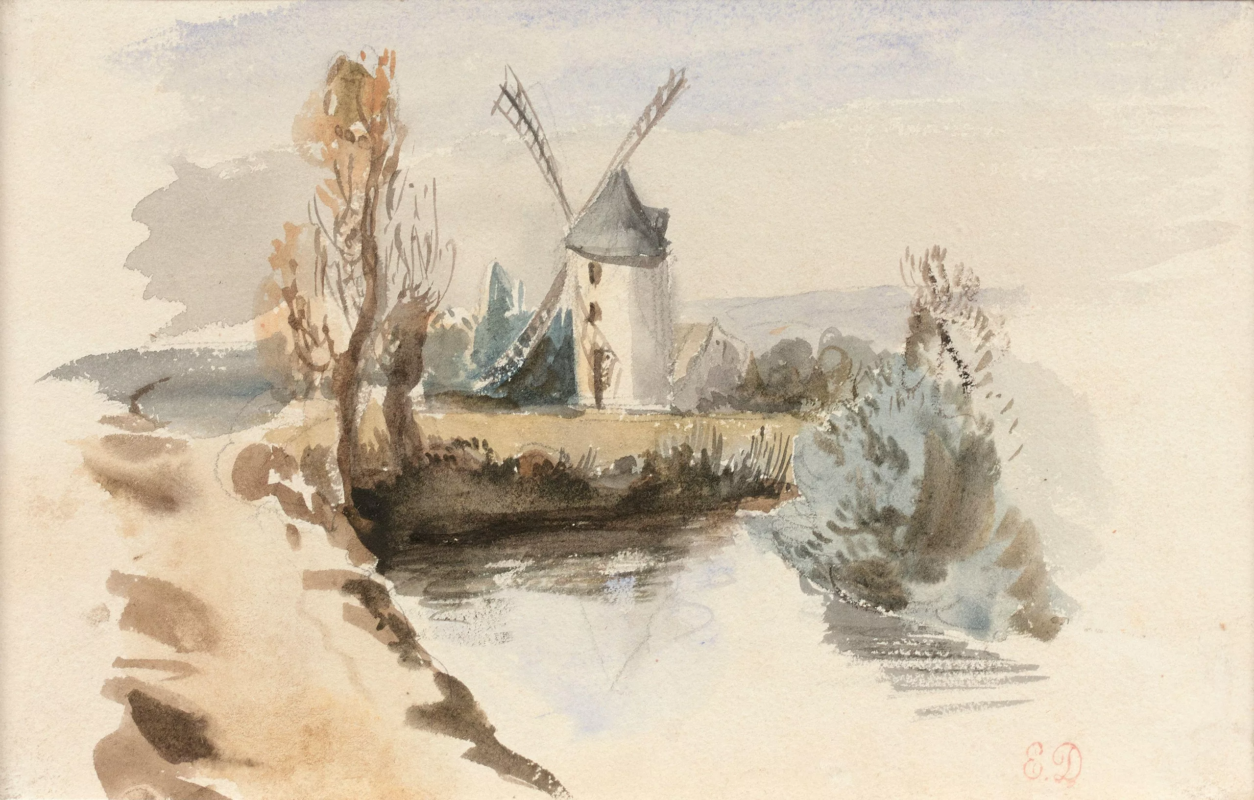 Eugène Delacroix moulin