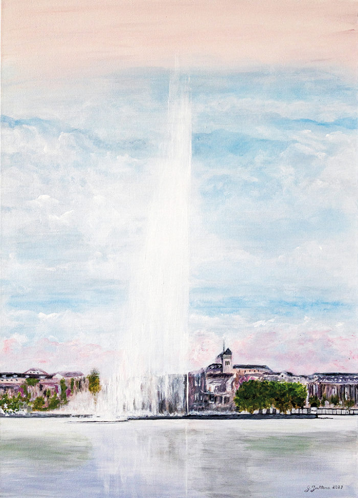 Lueur sur Léman - Geneviève JUTTENS - GEJS-5-SD