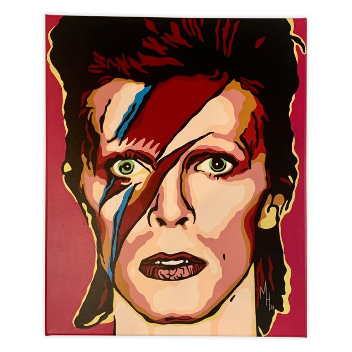 Hommage à David Bowie - Oeuvre de Mona HENAO