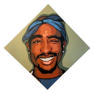 Hommage à Tupac - Oeuvre de Mona HENAO