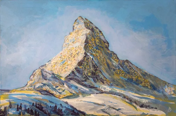Cervin, Zermatt - Œuvre de Polina DEMIDOVA - PADA5