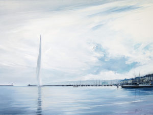 Jet de brume & Le Genève (n°2)-œuvre de Philippe JUTTENS-PEJS40